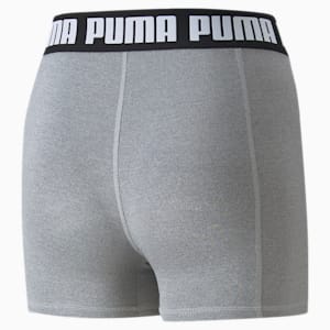 TRAIN PUMA STRONG Women's 3" Tight Training Shorts, Griffin Heather, extralarge-GBR